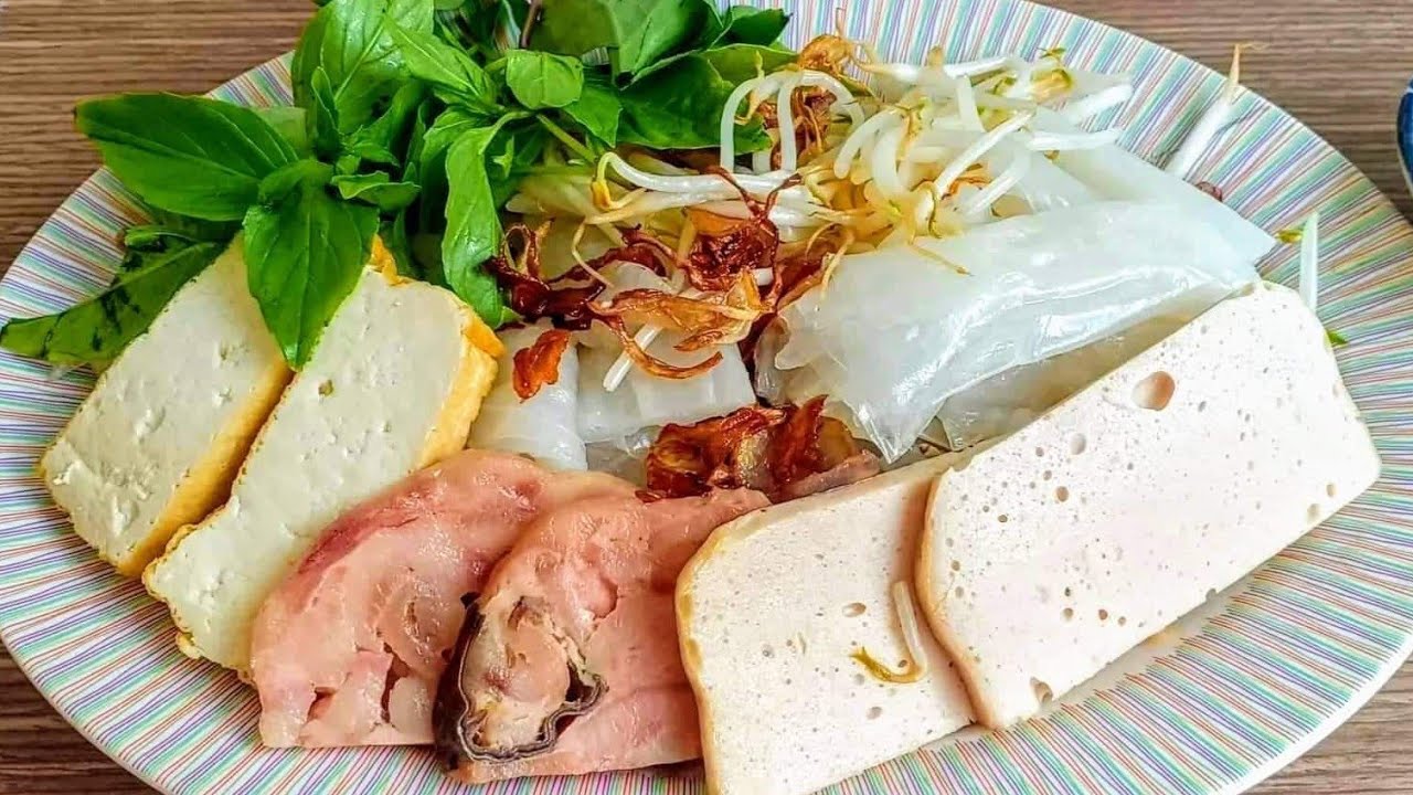 Chả lụa và nem cách làm bánh ướt