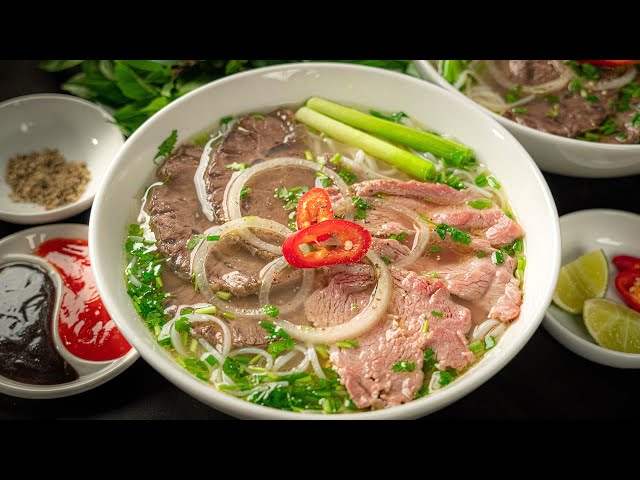 Cách Nấu Phở Bò Tái